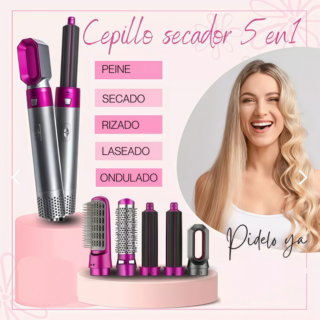 Cepillo secador 5 en 1