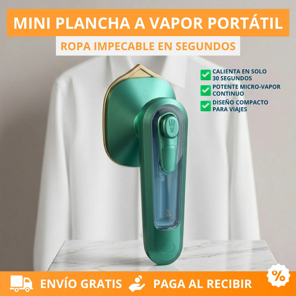 Mini Plancha a Vapor Portátil