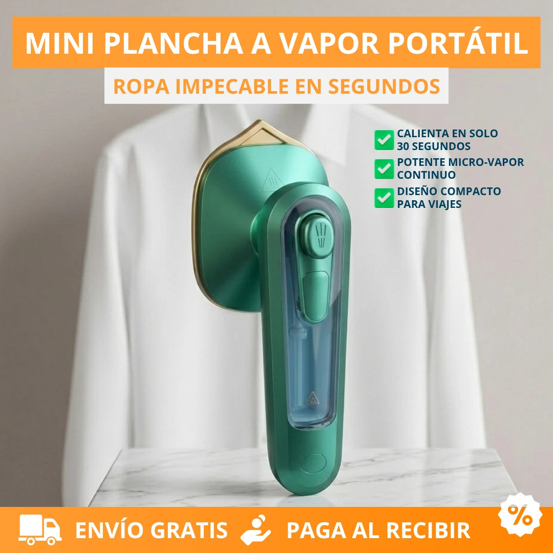 Mini Plancha a Vapor Portátil