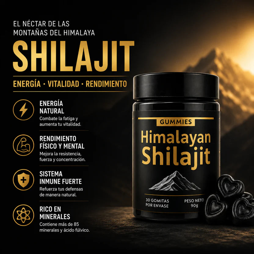 Shilajit Vital Gomitas- Energía Ancestral en Cada Bocado